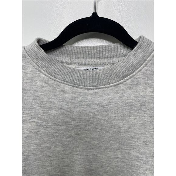 Refuge‎ Athletics Women’s Crop Top Sweatshirt Pullover Crewneck Gray XS Ladies - Picture 2 of 12